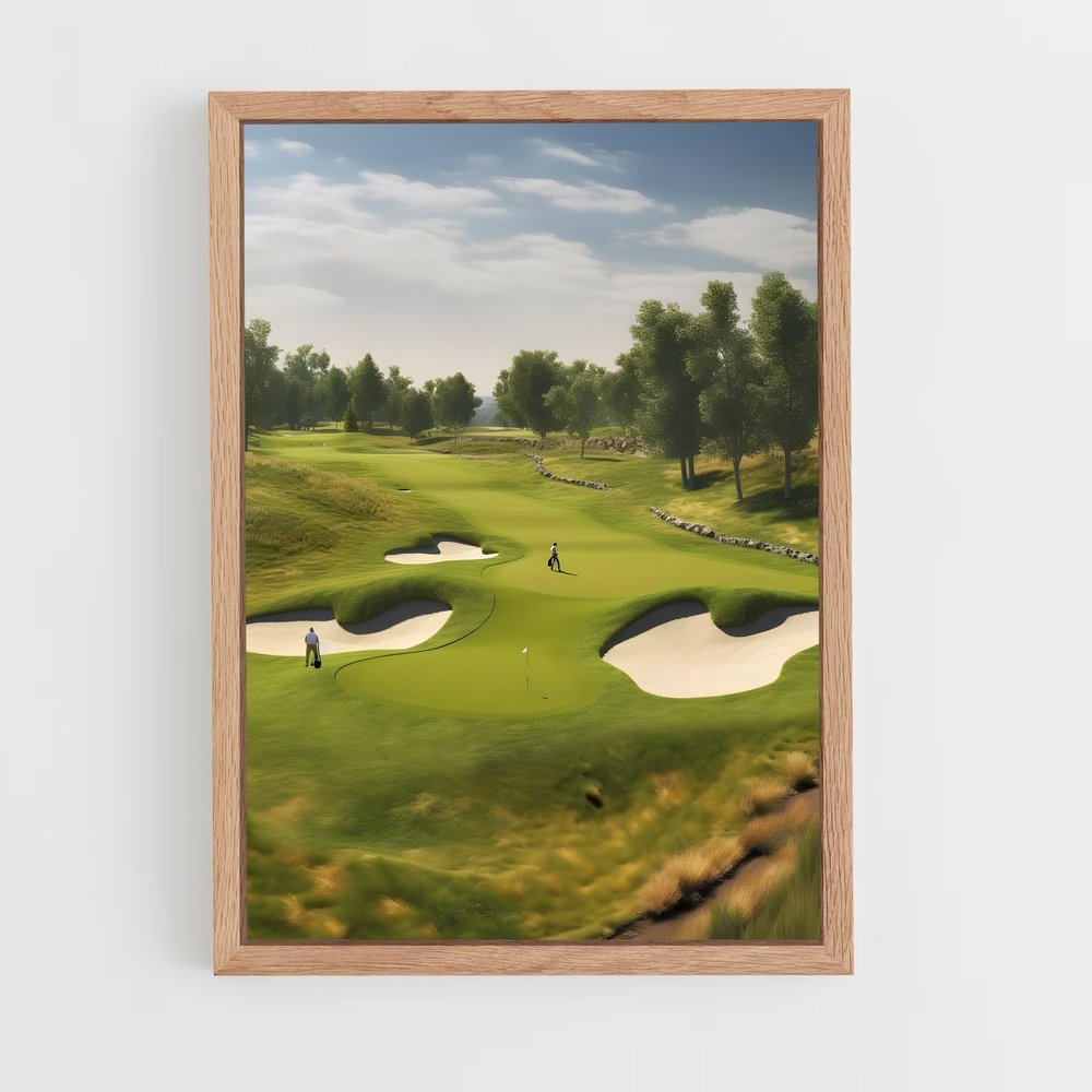 Poster Swing au Oakmont – affiche Golf (vue 4)